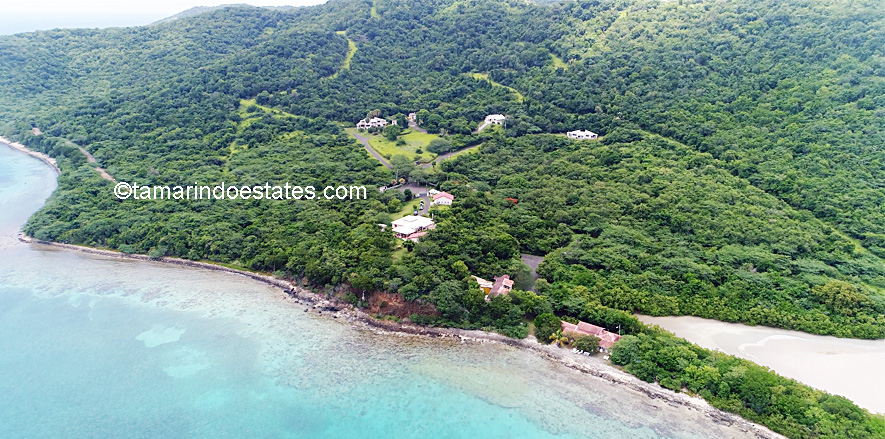 Aerial view of
            Tamarindo Estates